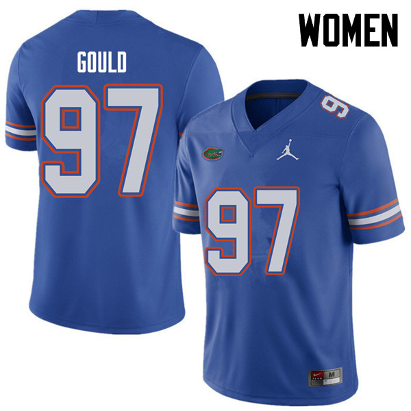 Jordan Brand Women #97 Jon Gould Florida Gators College Football Jerseys Sale-Royal